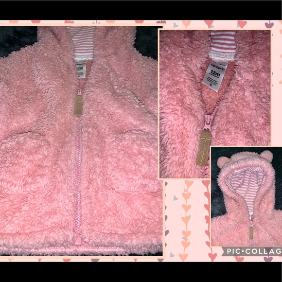 Carter’s Pink Fuzzy Coat *BUY2GET2FREE!* - Picture 8 of 13